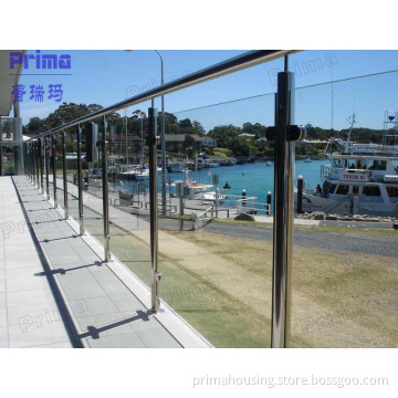 Modern Stainless Steel Glass Balustrade